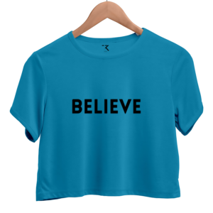 Believe Crop T-shirt Women